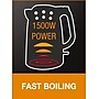 Krups BW260850 Stainless Steel Cool Touch Electric Kettle, Black ~#|#~485D45A3-6681-4EA8-8F6519729DE5A65C_sc7