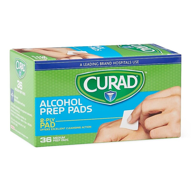 Curad Alcohol Pads, 200/Box (CUR45581RBI) image 1