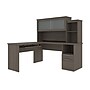 Bestar Dayton 62.6"W Laminated Wood L-Shaped Computer Desk Bundle, Bark Grey (88420-47)~#|#~485FC8E7-8077-4728-A26EE136CE31D93F_sc7