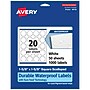 Avery Laser/Inkjet Decorative Edge Waterproof Multipurpose Labels, 1.625"  x 1.625", White, 1000/Box (94110)~#|#~4864D642-8D7F-4F9D-A4A62D0FFADD4DC8_sc7