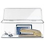 iDESIGN Medium Stackable Plastic Storage Bin, Clear (40257)~#|#~4867053B-8AC5-481F-A654AE0588F8A9B7_sc7