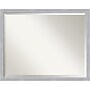 Amanti Art Grace Brushed Nickel Narrow Frame Wall Mirror, 24" x 30" (A42675343055)~#|#~48675037-92AC-47B2-A749DA8AD0AB9111_sc7