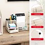 Staples 7-Compartment Metal Mesh Desk Organizer, Warm White (ST63827)~#|#~486B62D7-50AA-457B-833DA21C903248D2_sc7
