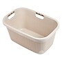 Mind Reader 10-Gallon Laundry Basket, Plastic, Ivory (40FABASK-IVO)~#|#~486E2120-8A5F-45A6-A4D28E5C15820D42_sc7