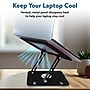 Uncaged Ergonomics 10.2" x 10" Metal Swivel Laptop Stand 2.0, Black (SLS-Black)~#|#~486F94F1-C44D-41A4-87E0F986CD73D7DD_sc7