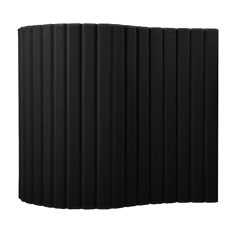 Versare VersaPanel Folding Acoustic Panel, 78"H x 96"W, Black Fabric (DS1724114-1) image 1