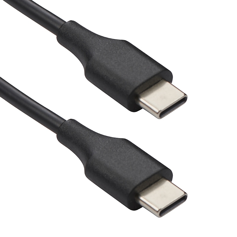 Cobra USB-C to USB-C Radio Cloning Cable for Cobra Performa 400/450 2-Way Handheld Business Radios, Black (0010080-1) image 1