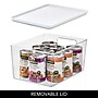 iDESIGN Small Stackable Plastic Storage Bin, Clear, 3/Pack (27994M3)~#|#~487659F3-6D56-468F-B21F5C1B4E0E37A1_sc7