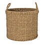 Household Essentials Round Seagrass Basket with Handles, Natural (HE1185)~#|#~48766C99-6520-4CDF-A41ED08956DD467E_sc7