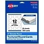 Avery Round Integrated Cards, Matte White, 300/Pack (19479399821)~#|#~487717F3-FB10-4154-B746EEC526ECDC8E_sc7