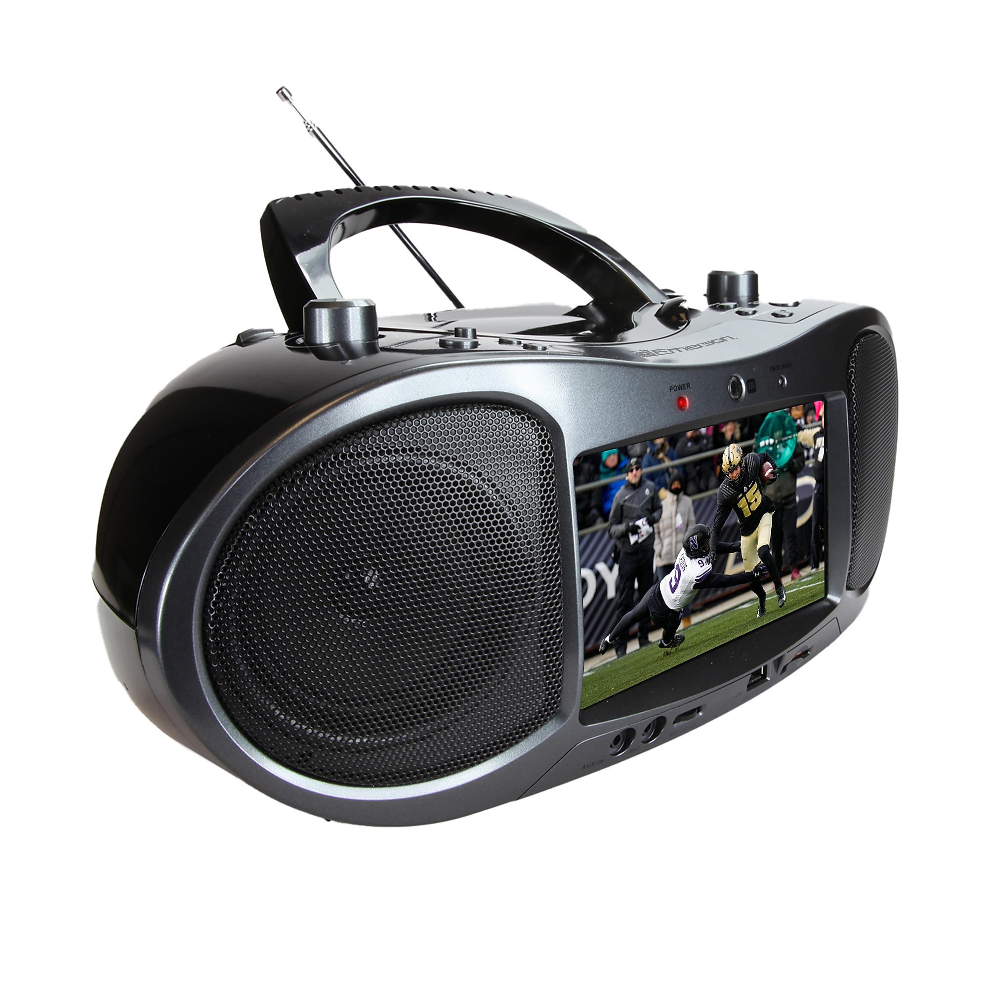 Emerson Bluetooth Boombox Radio, Black (EDL-2560H) Sansujyuku sansujyuku.com