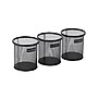 Mind Reader Metal Pen and Accessory Holder Desk Organizer, Black, 3-Pieces (CLIPMESH3-BLK)~#|#~487D5F40-6BFB-4E83-BE73A5031ABF17A6_sc7