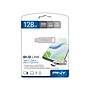 PNY DUO LINK Dual 128GB USB 3.2 Type C Flash Drive, Silver (P-FDI128DULINKT)~#|#~4880450E-6DD6-48C9-B0ACED0B0A1649C4_sc7