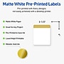 Avery Laser/Inkjet Rectangle Multipurpose Labels, 4" x 3-1/3", White, 40/Pack (S00DJM)~#|#~48844879-11E7-4D42-987FA14718CB1887_sc7