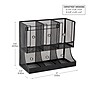 Mind Reader 6-Compartment Metal Multipurpose Countertop Organizer, Black (UPMESH-BLK)~#|#~48916660-B084-4AF7-BBDBD80195945ADC_sc7