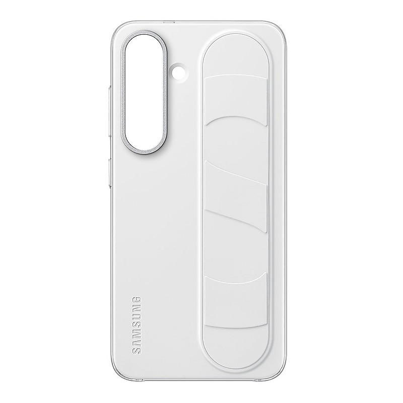 Samsung Standing Grip Phone Case for Galaxy S25, White (EF-GS931CWEGUS) image 1