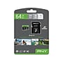 PNY Elite-X 64GB microSDXC Memory Card with Adapter, Class 10, UHS-I, V30 (P-SDU64GU3100EX)~#|#~4896E95B-205F-4468-98C31CAAD938736D_sc7