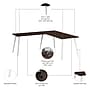 Bush Business Furniture Vista 72"W L Shaped Desk, Black Walnut (VST003BW)~#|#~489DA0DC-3D7D-48E7-B767D94609ECE12F_sc7