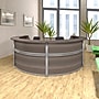 Regency Marque 142"W Curved Reception Desk Workstation, Driftwood Gray (77294GY)~#|#~489DD054-237C-4F0A-97E8DFFEE04F92C4_sc7