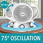 Brentwood Kool Zone 6" Oscillating Desktop Fan, 3-Speed, White (F-650MW)~#|#~48A17474-BCEC-4ED6-A9DB7627FBD11732_sc7