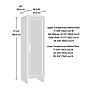 Sauder HomePlus 71"H Storage Cabinet with 3 Shelves, Soft White (437397)~#|#~48A28961-87EF-410E-8BE3B9021898BA5C_sc7