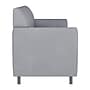 Flash Furniture Hercules Diplomat LeatherSoft Sofa, Gray/Chrome Legs (BT8273GYCHR)~#|#~48A35E26-7090-4BD8-9AB15594533FB9C0_sc7