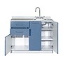 Viva Comfort 36.75'' H x 42" L Medical Cabinet with Right Sink, 2-Doors, 3-Drawers, Blueberry (902BASE42RSBL)~#|#~48A3EE1C-0FD9-4219-8F7B108D7764A8BF_sc7
