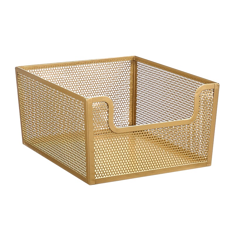 mDesign Steel Organizer, Soft Brass (25999) image 1