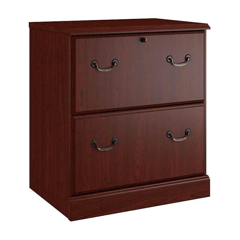 Bush Business Furniture Arlington 2-Drawer Lateral File Cabinet, Harvest Cherry (WC65554-03) image 1