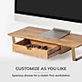 Anji Mountain Mango Wood & Metal Monitor Stand with Two USB Ports and Drawer, Up to 32" Monitor, Natural (MS-MNG-06GLD-PD)~#|#~48B06A76-5618-4EE7-88B37DF745399CF0_sc7