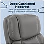 Serta Fairbanks Ergonomic Bonded Leather Executive Big & Tall Chair, 350 lb. Capacity, Gray (43675B)~#|#~48B1D0FC-42A3-4289-B2085BA6AA5081B8_sc7