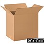 20" x 14" x 18" Shipping Boxes, 32 ECT, Brown, 20/Bundle (201418)~#|#~48B52185-A26A-4594-9E1544379A352AA3_sc7
