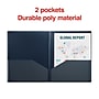 Staples 2-Pocket Plastic Presentation Folder, Blue (21624-CC/20644)~#|#~48B6C632-FC3F-44F3-AEBBB6EEBF616B49_sc7