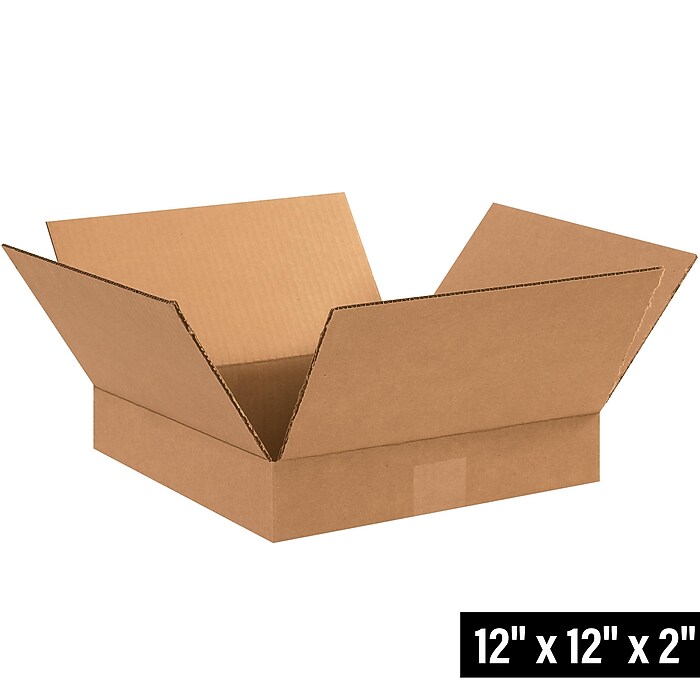 12 x 9 x 6 Corrugated Boxes ECT-32 Kraft Shipping/Moving Boxes 25