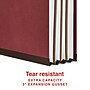 Staples 60% Recycled Heavy Duty Pressboard Classification Folder, 3-Dividers, 3" Expansion, Legal Size, Red, 10/Box (ST62562)~#|#~48C13D8F-953D-4614-8EC3391F949C7F55_sc7