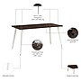 Bush Business Furniture Vista 60"W Computer Desk, Black Walnut (VSD160BW)~#|#~48C30133-F62F-43B8-BA983611E75D8945_sc7