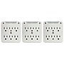 STANLEY SurgePro 6-Outlet Adapter, 750 Joules, White, 3/Pack (33208)~#|#~48C470F2-9B73-4F46-AC1122EBB63A1317_sc7