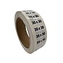 Nahanco 35 x 30 Plastic Size Marker, Clear/Black/White, 250/Roll (DSM-290)~#|#~48C6B0D2-4F11-42BF-87EAE79F42DDD0C5_sc7