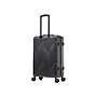 InUSA Drip 24" Hardside Suitcase, 4-Wheeled Spinner, TSA Checkpoint Friendly, Black (IUDRI00M-BLK)~#|#~48C7D4AA-E7EC-458F-B1AF7B9F962F2917_sc7