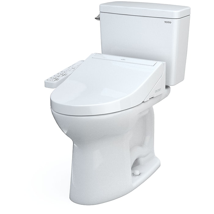 Toto Drake 1.28 GPF Gravity Flush Toilet in Cotton