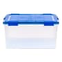 Iris 62.8 Quart Element Resistant Ultimate Clear Plastic Latching Storage Bin, Clear, 3/Pack (500141)~#|#~48C86A42-BB9F-4012-B42223837BD6C30F_sc7