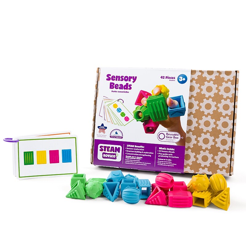 Roylco STEAM Sensory Beads & Play Guide, 25 Pieces/Set (R-20302) image 1