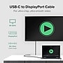 Plugable USBC-DP 6' USB 3.1 Type C to DisplayPort Audio/Video Cable, Black~#|#~48CB725A-94C3-4D5E-9F8418719FE061B8_sc7