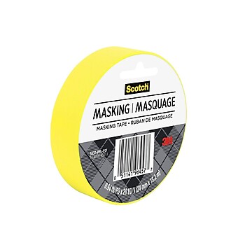 Scotch® Expressions Masking Tape, .94" x 20 yds., Yellow (3437-PYL)