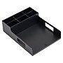 Mind Reader Plastic Utensil Napkin & Plate Holder, Silverware Organizer, Serving Tray, Black (PSNAPUT-BLK)~#|#~48D6D3FB-BBDE-4C0E-9E1D9AE80E8B64C6_sc7
