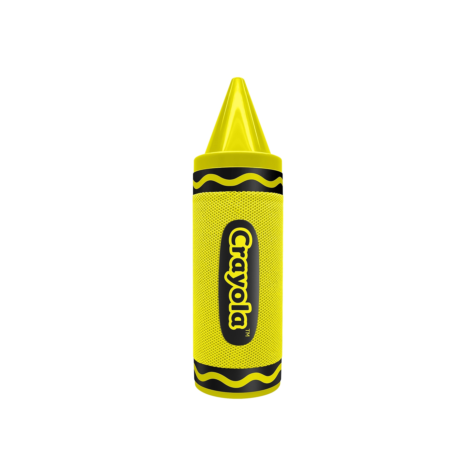 Crayola Wireless Bluetooth Portable Crayon Speaker with FM Radio, Yellow (CBT450Y) Sansujyuku sansujyuku.com