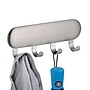 iDesign Forma Self Adhesive Small Key Rack, Brushed Stainless Steel (82600)~#|#~48DE22A2-D0DB-454C-988A3AFB03FBEDD2_sc7