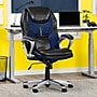 Serta Amplify Ergonomic Faux Leather Swivel Executive Chair, Blue (43673B)~#|#~48DE3459-B50B-496A-ADA78EB29393EC3E_sc7