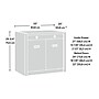 Sauder Dixon City 30"H Storage Cabinet with 2 Shelves, Brushed Oak (432888)~#|#~48E5B573-D95D-42DF-A69DB70BC1E8C528_sc7