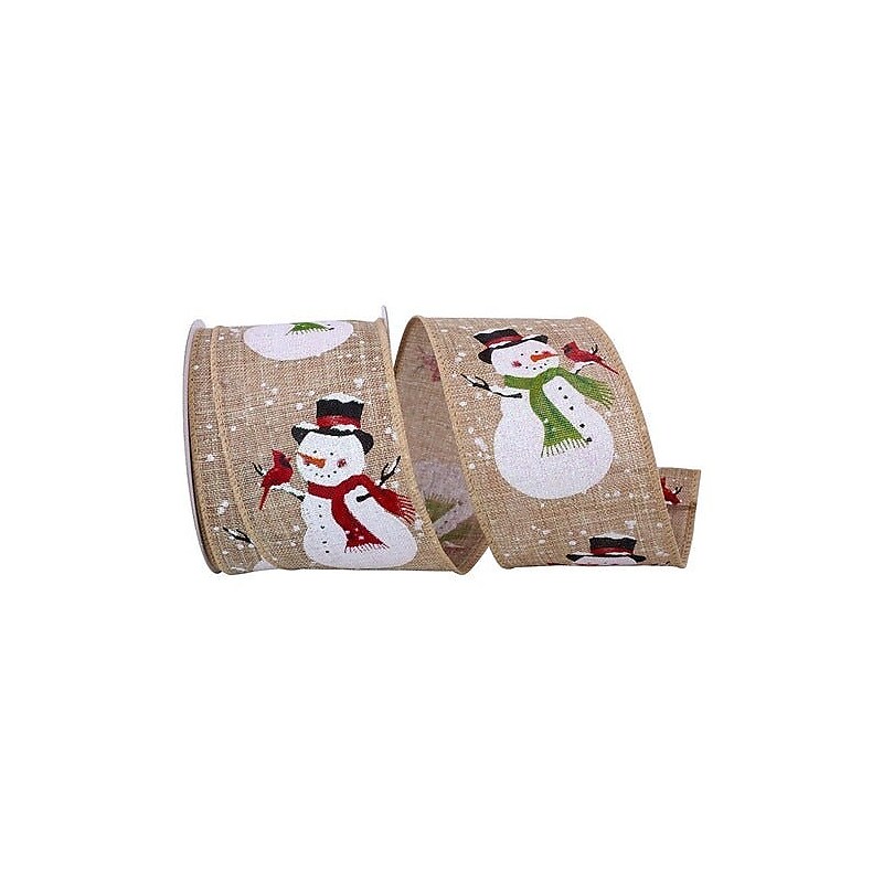 JAM Paper Ribbon, Snowman with Cardinal (52640348396) image 1